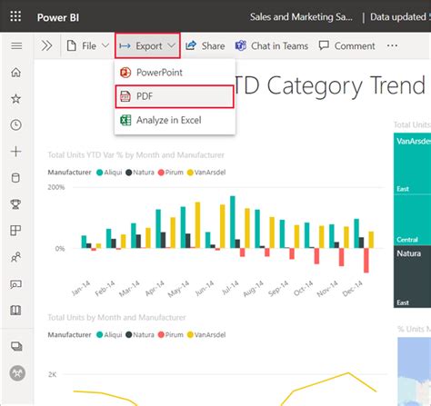 Power Query Export Data from Power BI