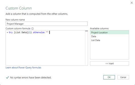 Power Query Extract Data