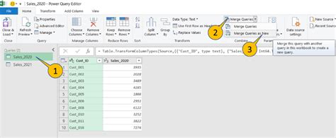 Merging Queries in Power Query