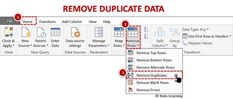 Power Query to Remove Duplicates