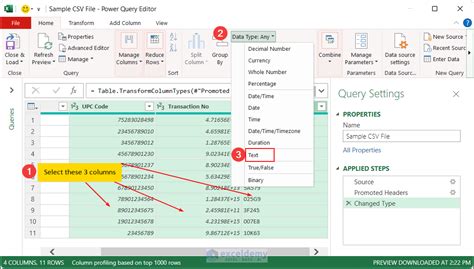 Power Query Scientific Notation