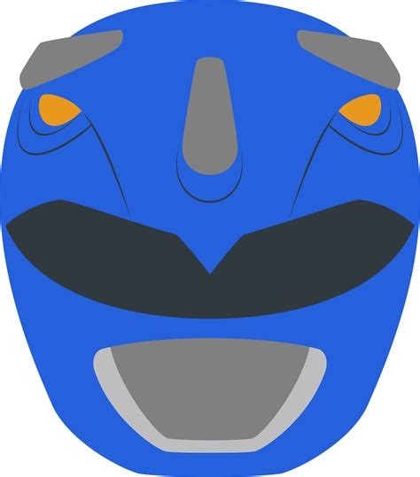 Blue Power Ranger Helmet Template