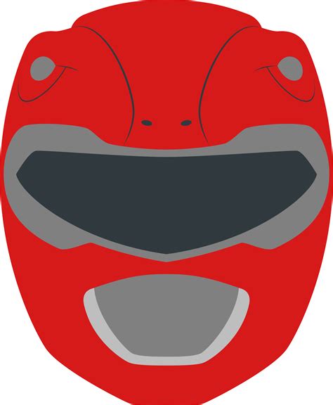 Red Power Ranger Helmet Template