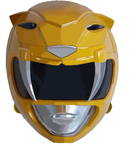 Yellow Power Ranger Helmet Template