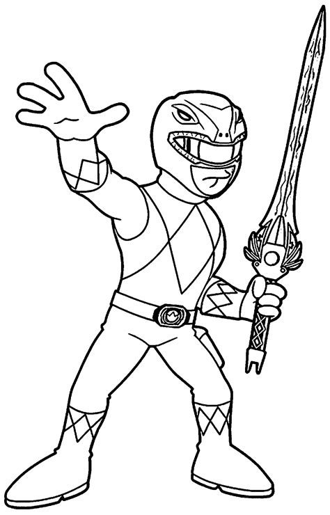 Power Rangers coloring pages for kids