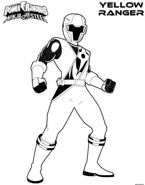 Power Rangers Ninja Steel coloring pages for kids