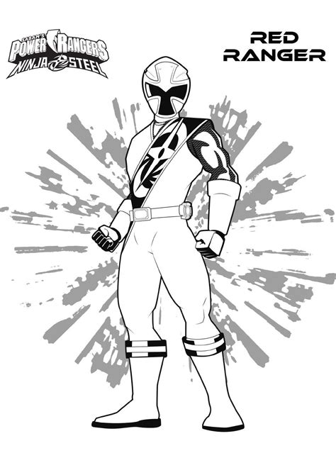 Power Rangers Ninja Steel coloring pages