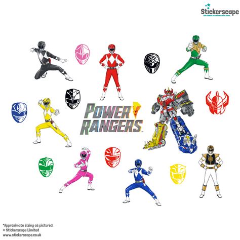 Power Rangers stickers