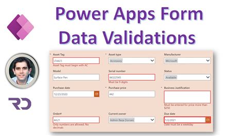 Powerform validation