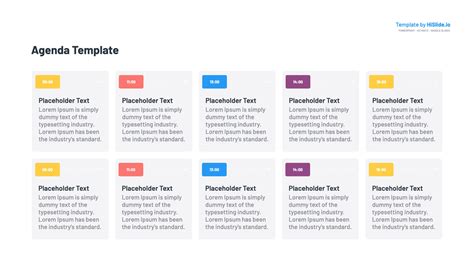 PowerPoint Agenda Template Designs