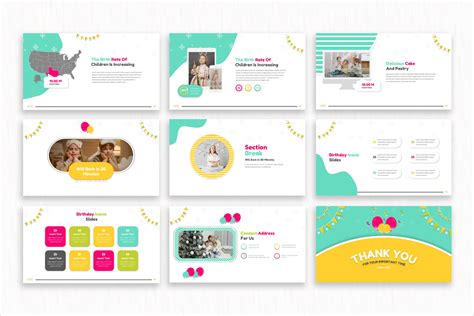 PowerPoint Birthday Template Design