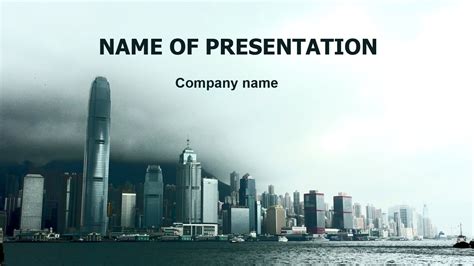 PowerPoint City Map Template Example