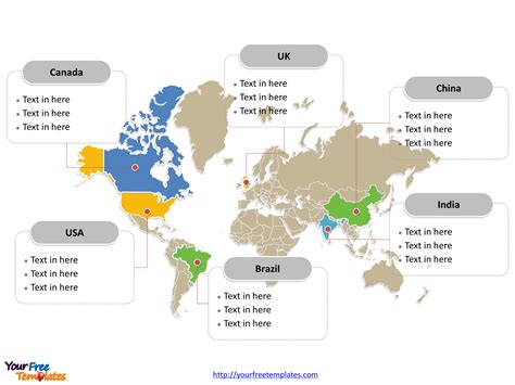 PowerPoint Country Map Template Example