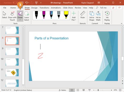 PowerPoint drawing tools