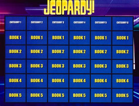 PowerPoint Jeopardy template with scoring system