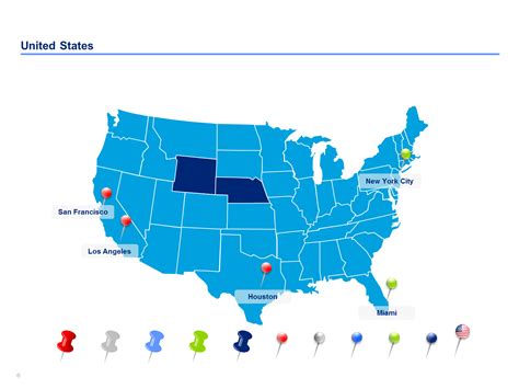 PowerPoint Map Template Editable Example