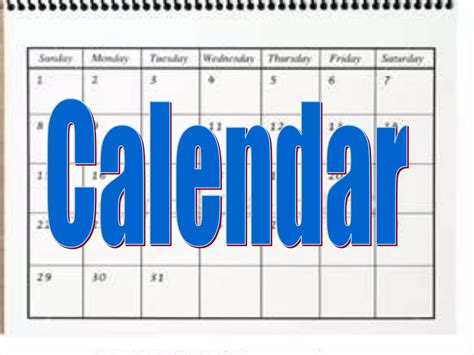 PowerPoint Monthly Calendar Template Download