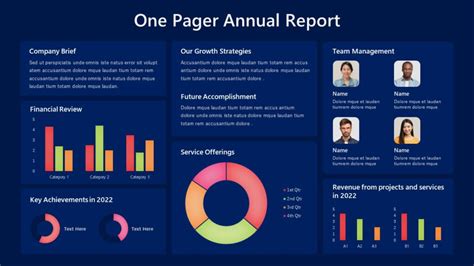 PowerPoint One Pager Template Example 3