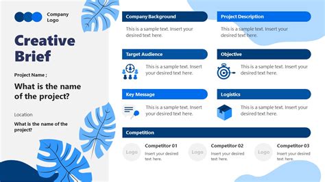 PowerPoint One Pager Template Example 4