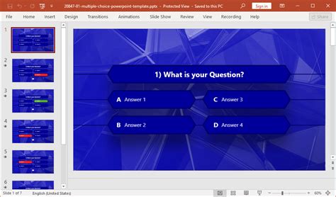 PowerPoint Template Choice