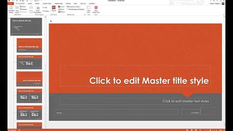 PowerPoint Template Customization