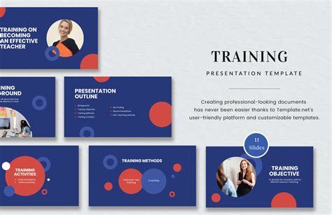 PowerPoint template for training sessions