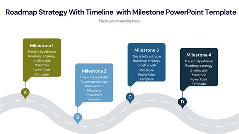 Example of a PowerPoint Template Timeline with Milestones Added