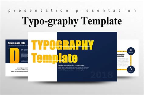 PowerPoint Template Typography