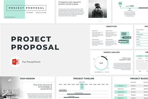 Project Proposal Template with Sample Slides