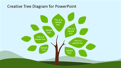 PowerPoint Tree Diagram Template Design