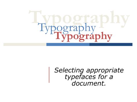 PowerPoint Typography