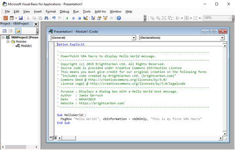 VBA code example 4