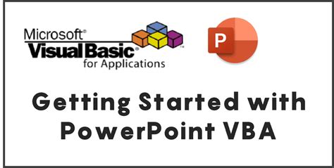 Getting Started with VBA in PowerPoint