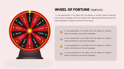 PowerPoint Wheel of Fortune Template for Party