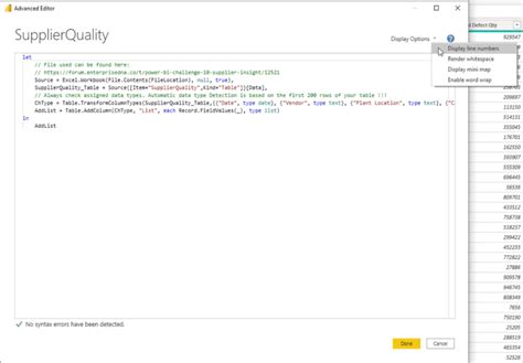 Power Query Tool in Excel