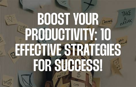 Practical Tips for Boosting Productivity