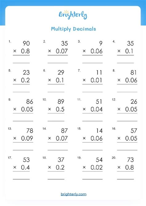 Practice Multiplying Decimals Example