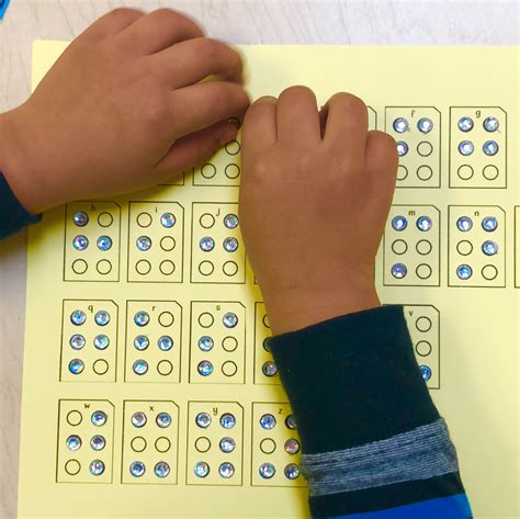 Practicing Braille