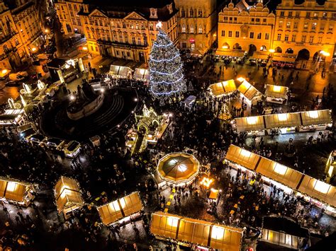 Prague Christmas Market atmosphere