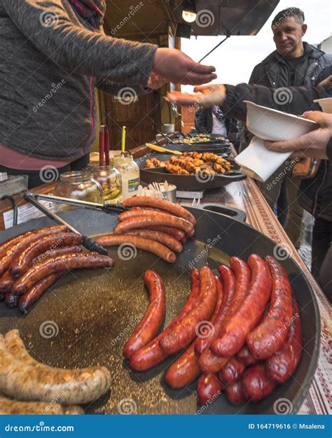 Prague Christmas Market Traditional Food