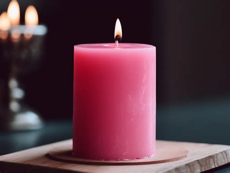 Pink Prayer Candle