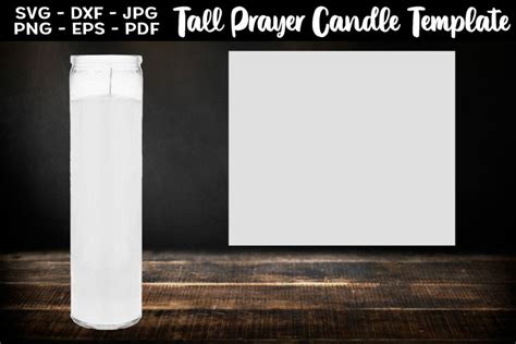 Prayer Candle Template Design