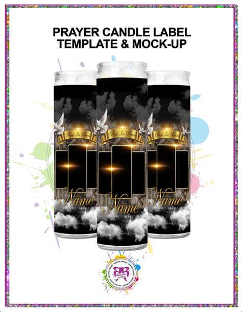 Prayer Candle Template Samples