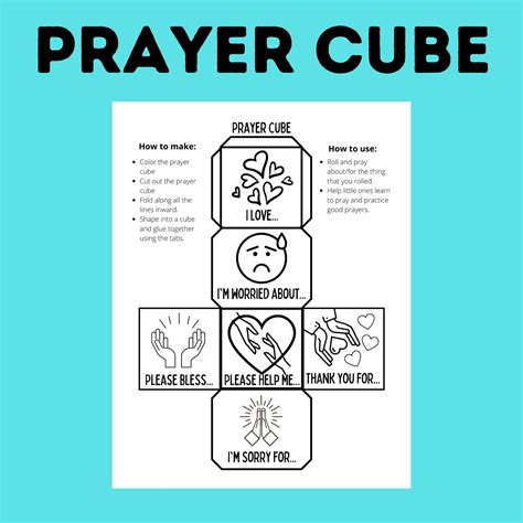 Prayer Cube Idea 1