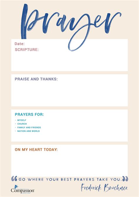 Prayer journal template image 7