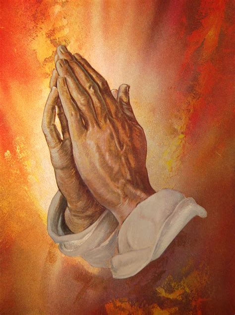 Praying hands art 4