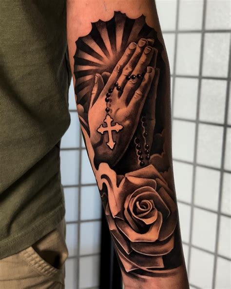 Praying hands tattoo designs and ideas