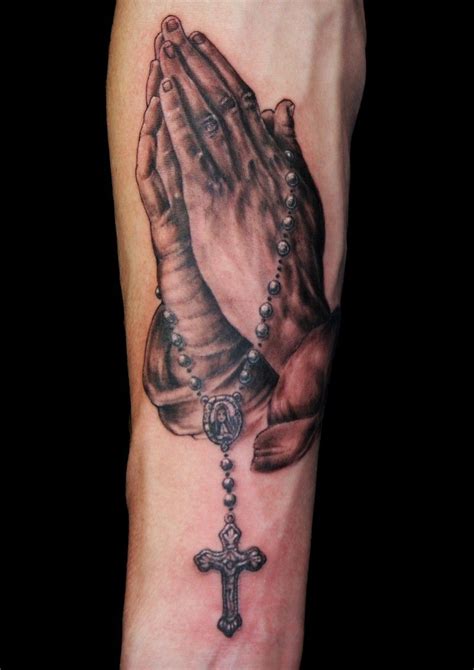 Praying hands tattoo ideas for men