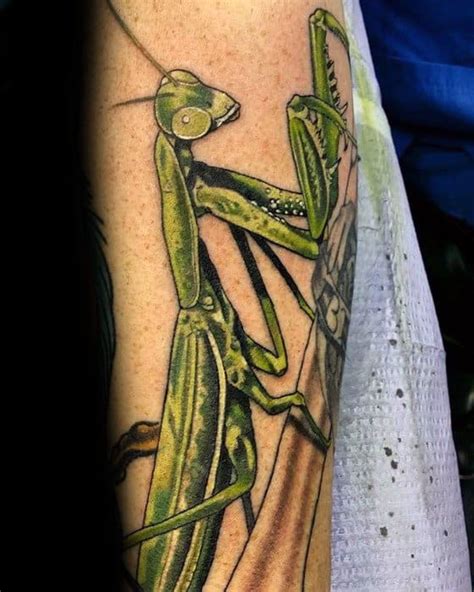 Praying Mantis Tattoo Designs for Men