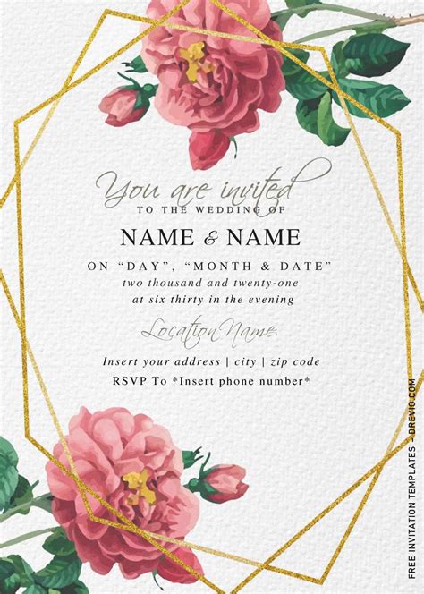 Pre-Designed Wedding Template